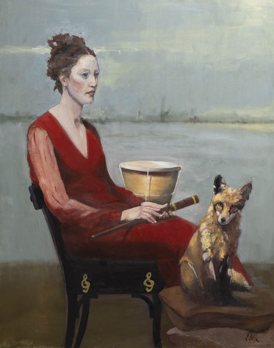 The_Musician_40x32_oil-Aluminum_panel